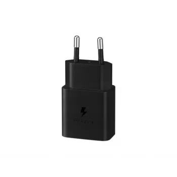 Samsung EP-T1510XBEGEU mobilus įkroviklis, USB-C 1 prievadas, 9V/1.67A, 1 m laidas, juodas