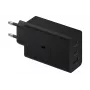 Samsung EP-T6530 AC įkroviklis, 2× USB-C, juodas, skirtas telefonui, planšetei, laikrodžiui, nešiojamam kompiuteriui, ausinėms