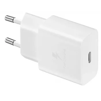 Samsung EP-T1510XWEGEU greitasis AC kroviklis USB-C 1 prievadas, 5–9 V, 1 m laidas, baltas