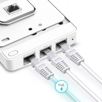 Prieigos taškas TP-Link Omada AX3000 sieninis WiFi 6 2,4 GHz 5 GHz
