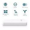 Prieigos taškas TP-Link Omada AX3000 sieninis WiFi 6 2,4 GHz 5 GHz