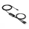 CLUB3D CAC-1527 USB Type-C Y krovimo laidas 2x USB-C iki 100W, 1.83m