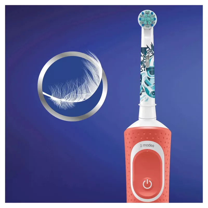 Dantų šepetėlio galvutės Oral-B Kids Star Wars 3 vnt. Baltos Extra Soft