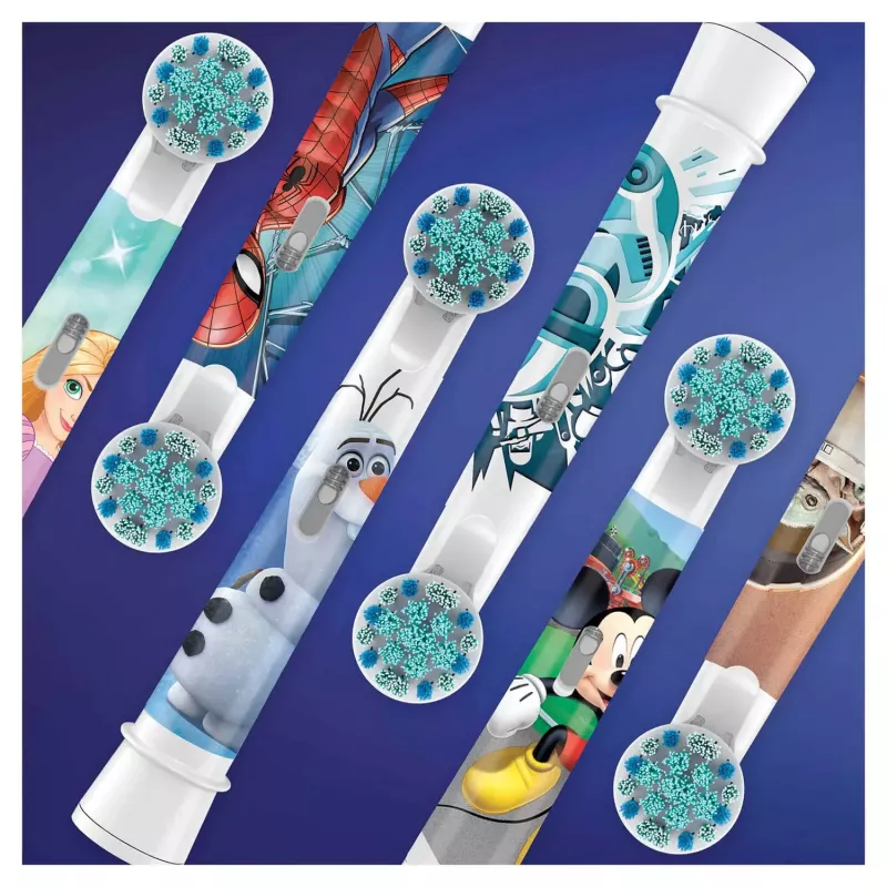 Dantų šepetėlio galvutės Oral-B Kids Star Wars 3 vnt. Baltos Extra Soft