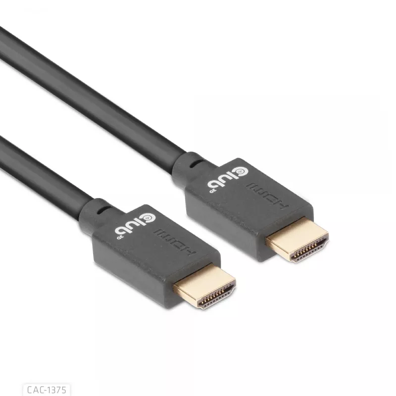 CLUB3D Ultra High Speed HDMI™ sertifikuotas laidas 4K120Hz 8K60Hz 48Gbps M/M 5m