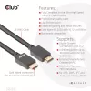 CLUB3D Ultra High Speed HDMI™ sertifikuotas laidas 4K120Hz 8K60Hz 48Gbps M/M 5m