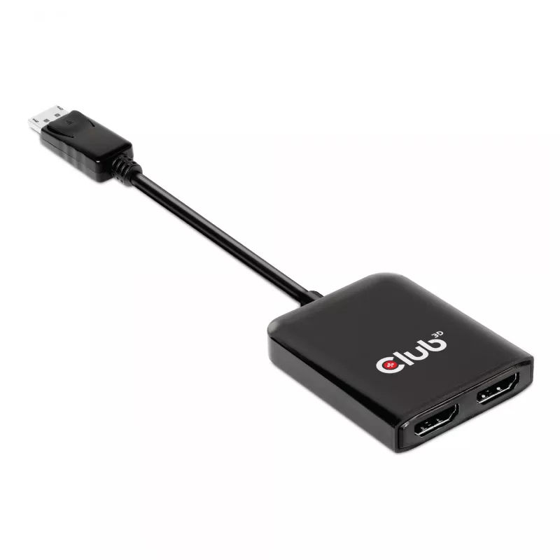 CLUB3D CSV-7200H MST Hub DisplayPort 1.4 į du HDMI – dviejų monitorių 4K 60Hz adapteris