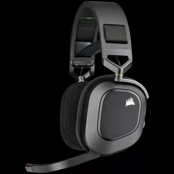 CORSAIR Gaming ausinės HS80 – belaidės – anglies spalvos