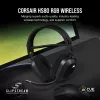 CORSAIR Gaming ausinės HS80 – belaidės – anglies spalvos