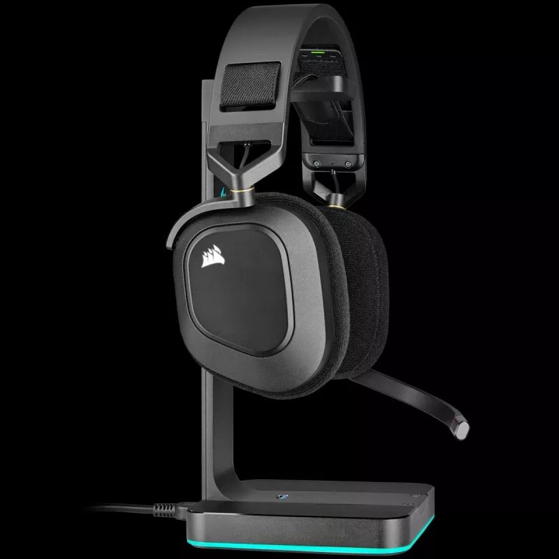 CORSAIR Gaming ausinės HS80 – belaidės – anglies spalvos
