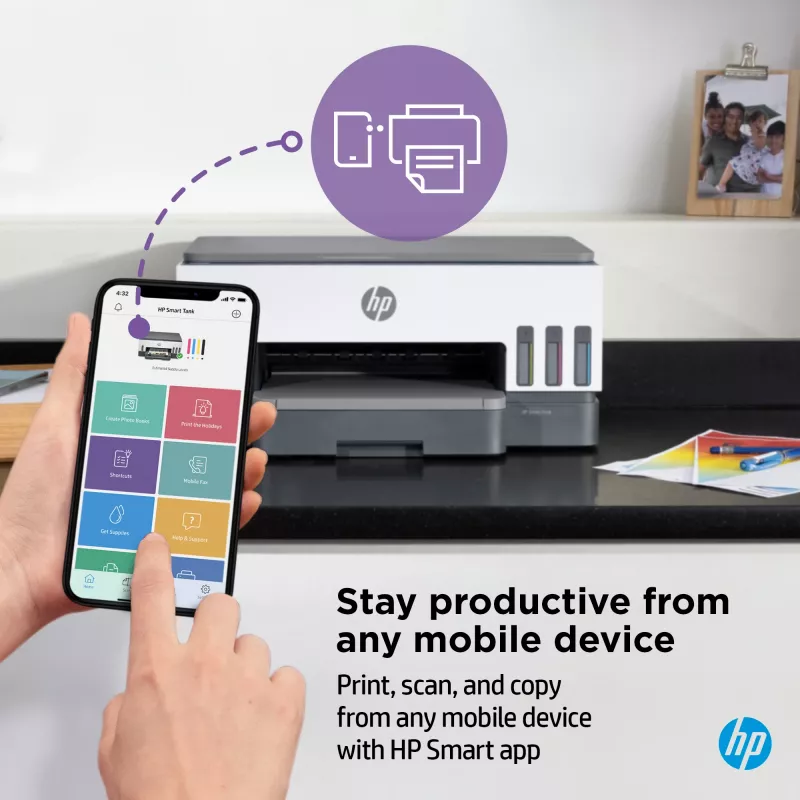 HP Smart Tank 7005 belaidis daugiafunkcis spausdintuvas, spalvotas, dvipusis spausdinimas, kopijavimas, skenavimas