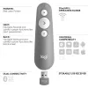 LOGITECH R500 lazerinis pristatymo nuotolinis pultelis pilkas