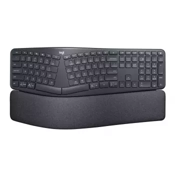 LOGITECH Ergo K860 - Belaidė išskleidžiama klaviatūra verslui, grafito spalva, Qwerty Pan Nordic