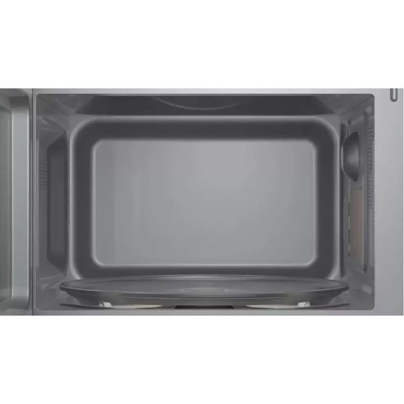 Mikrobangų krosnelė Bosch Serie 2 FFL023MW0 — 800 W, 20 L, 5 galios lygių, 270 mm padėklas, balta