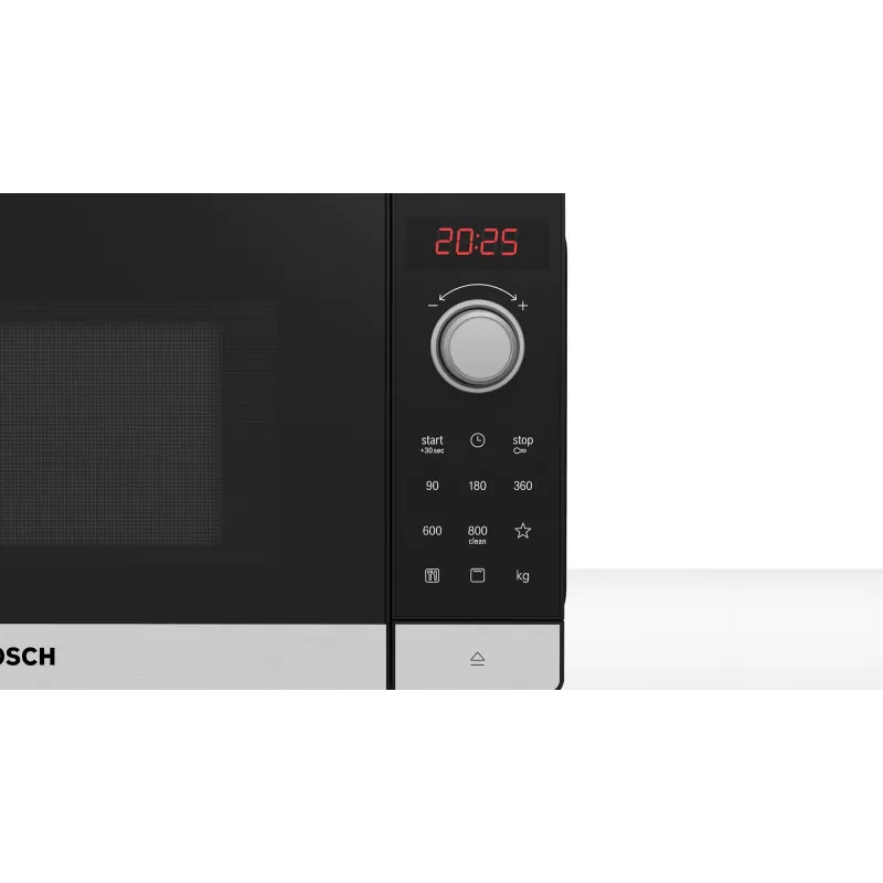 Mikrobangų krosnelė Bosch Serie 2 FEL023MS2 Juoda, Nerūdijantis plienas 20 L 800 W