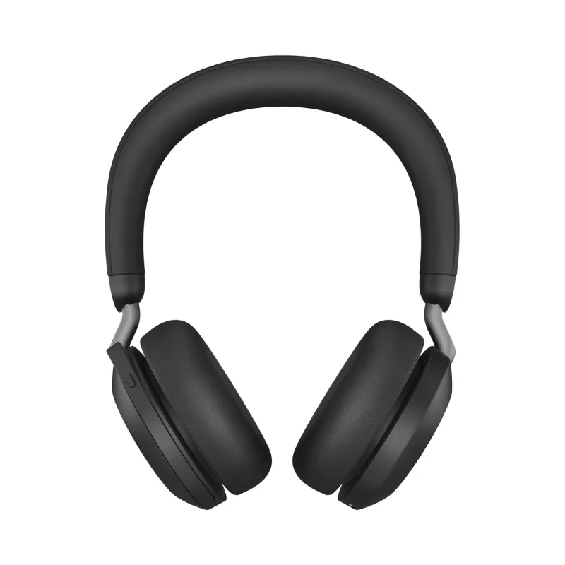 Jabra Evolve2 75 - USB-C MS Teams su stalo stovu, juoda, laidinis ir belaidis, skambučiams/muzikai, 20–20000 Hz, 197 g, ausinės