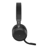 Jabra Evolve2 75 - USB-C MS Teams su stalo stovu, juoda, laidinis ir belaidis, skambučiams/muzikai, 20–20000 Hz, 197 g, ausinės