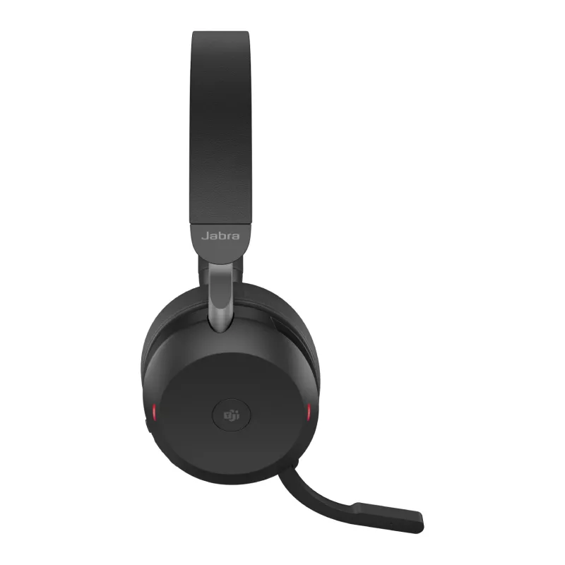 Jabra Evolve2 75 - USB-C MS Teams su stalo stovu, juoda, laidinis ir belaidis, skambučiams/muzikai, 20–20000 Hz, 197 g, ausinės