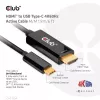 CLUB3D HDMI į USB Type-C aktyvus kabelis 4K60Hz M/M 1,8m