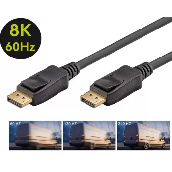 Goobay DisplayPort kabelis 58534 2 m juodas