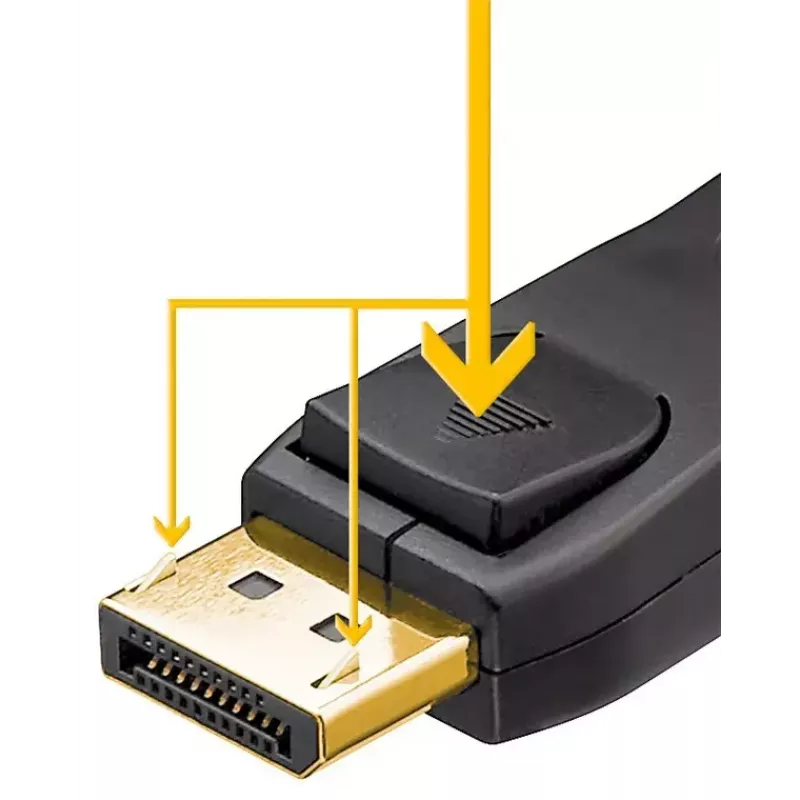 Goobay DisplayPort kabelis 58534 2 m juodas
