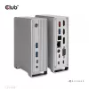 Docking stotelė CLUB3D CSV-1568 metalinis korpusas USB Gen2 Type-C USB Gen2 Type-A HDMI DP VGA RJ45 120W