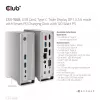 Docking stotelė CLUB3D CSV-1568 metalinis korpusas USB Gen2 Type-C USB Gen2 Type-A HDMI DP VGA RJ45 120W