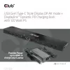 CLUB3D USB Gen1 Type-C Triple Display DP Alt mode Displaylink Dynamic PD Charging Dock su 120 W maitinimo šaltiniu