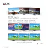 CLUB3D USB Gen1 Type-C Triple Display DP Alt mode Displaylink Dynamic PD Charging Dock su 120 W maitinimo šaltiniu