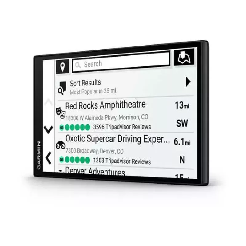 Automobilinis GPS navigatorius GARMIN DriveSmart 76 — 7 colių TFT jutiklinis ekranas, 32 GB atmintis, Wi‑Fi, Bluetooth, visam laikui nemokami žemėlapių atnaujinimai (EU MT-S)