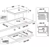 Indukcinė kaitlentė WHIRLPOOL AKT 801/NE – 4 zonos, 60 cm, jutiklinis valdymas, juodas stiklo keramikos paviršius