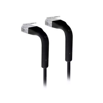 UBIQUITI NETWORKS Unifi Ethernet Patch Cable – CAT6 – juoda – 0,1 m – 50 vnt. pakuotė