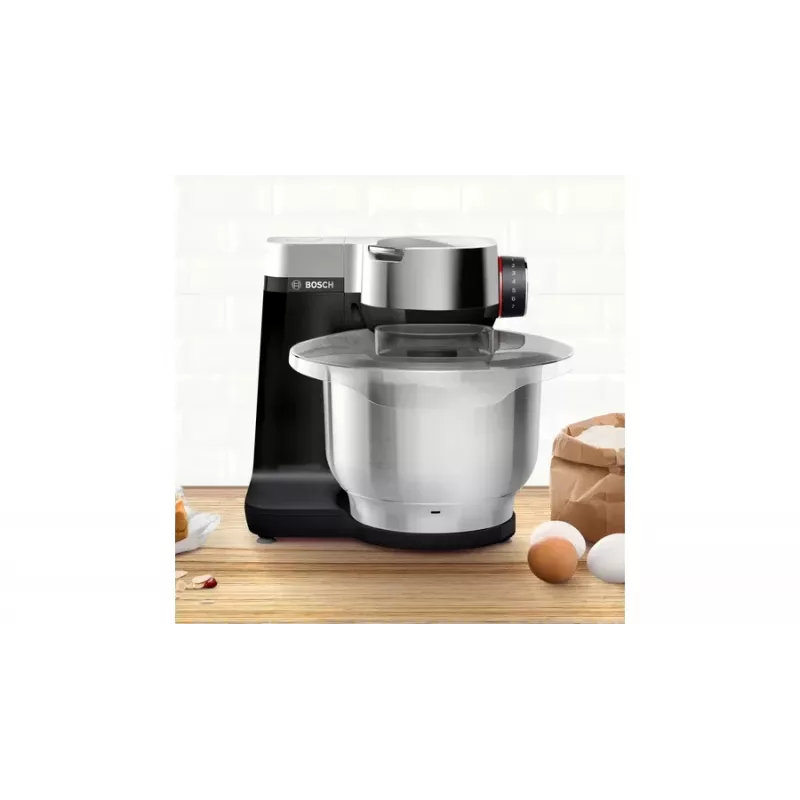 Bosch Serie 2 MUMS2VM00 virtuvinis kombainas 900 W 3,8 L juodas, sidabrinis