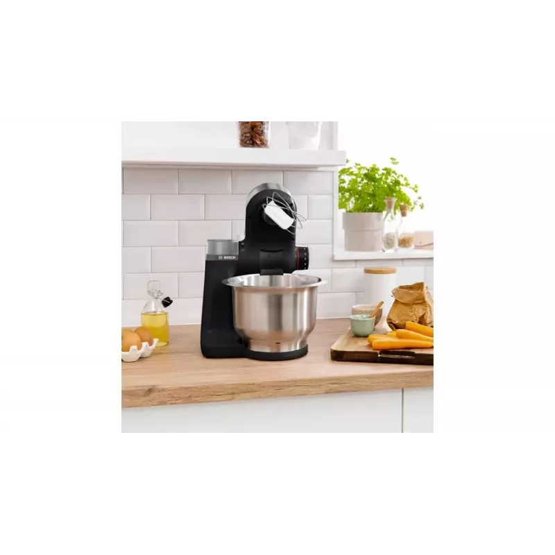 Bosch Serie 2 MUMS2VM00 virtuvinis kombainas 900 W 3,8 L juodas, sidabrinis