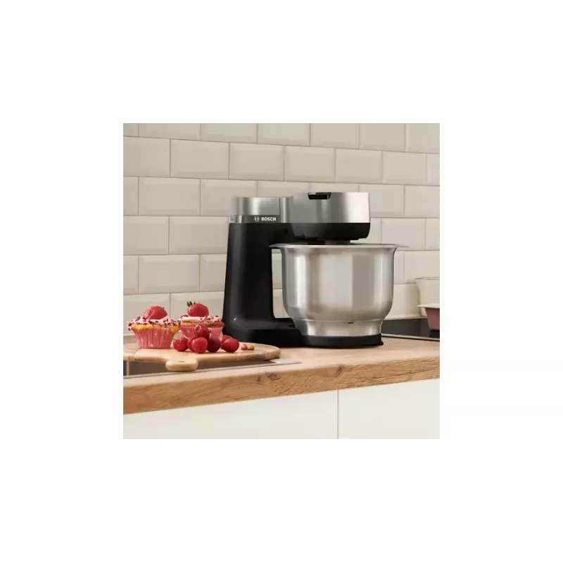 Bosch Serie 2 MUMS2VM00 virtuvinis kombainas 900 W 3,8 L juodas, sidabrinis