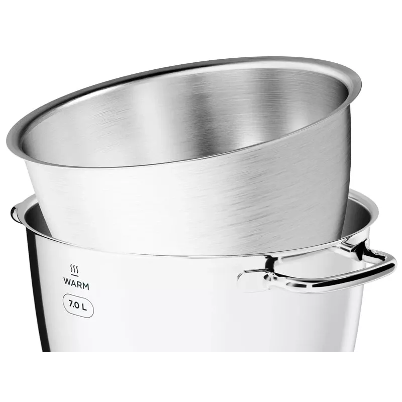Standinis maišytuvas Kenwood KWL90.004SI — 1400 W, 7 L nerūdijančio plieno dubuo, jutiklinis valdymas, įmontuotos svarstyklės, sidabrinis