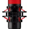 HyperX QuadCast – USB mikrofonas (juodai raudonas) su raudonu apšvietimu