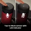HyperX QuadCast – USB mikrofonas (juodai raudonas) su raudonu apšvietimu