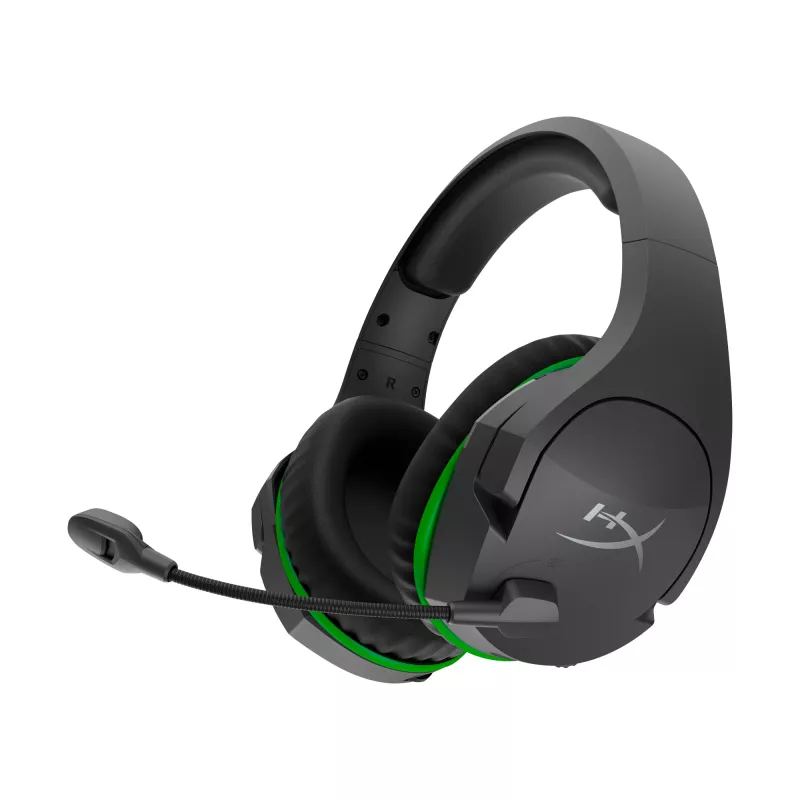 Žaidimų ausinės HyperX CloudX Stinger (juodos-žalios) – Xbox (HX-HSCSX-BK/WW)