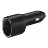Automobilinis įkroviklis Samsung EP-L4020 40W (12V įvadas) USB-C 25W+15W juodas išmaniesiems telefonams