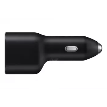 Automobilinis įkroviklis Samsung EP-L4020 40W (12V įvadas) USB-C 25W+15W juodas išmaniesiems telefonams