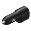 Automobilinis įkroviklis Samsung EP-L4020 40W (12V įvadas) USB-C 25W+15W juodas išmaniesiems telefonams
