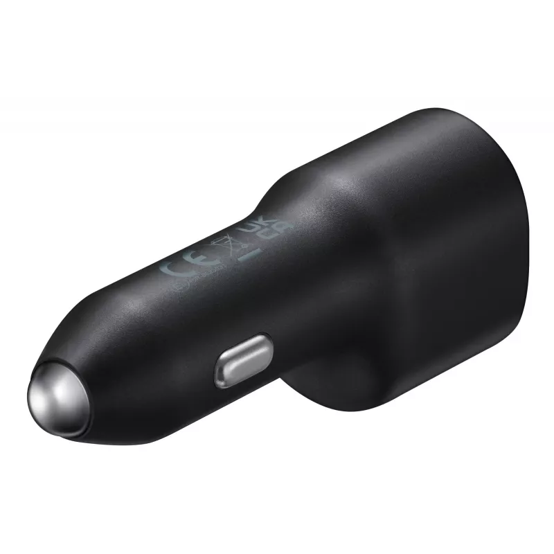 Automobilinis įkroviklis Samsung EP-L4020 40W (12V įvadas) USB-C 25W+15W juodas išmaniesiems telefonams