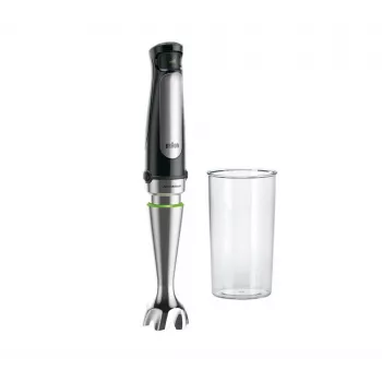 Braun MQ 7000X 0.6 L Panardinis blenderis 1000 W Juodas, satino plienas