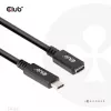 USB Gen1 tipo C ilginimo laidas CLUB3D CAC-1531, 1 m, USB-C kištukas į 2× USB-C lizdą, 5 Gbps, 60W PD, 4K@60Hz