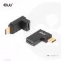 USB Type-C Gen2 kampinis adapteris 2 vnt. CLUB3D CAC-1528 — USB-C į USB-C, palaiko 4K@120Hz