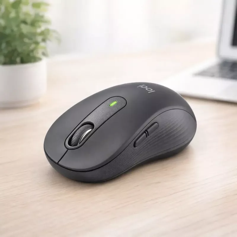 LOGITECH Signature M650 L belaidė pelė – didelėms rankoms, dešinei rankai, grafito spalva