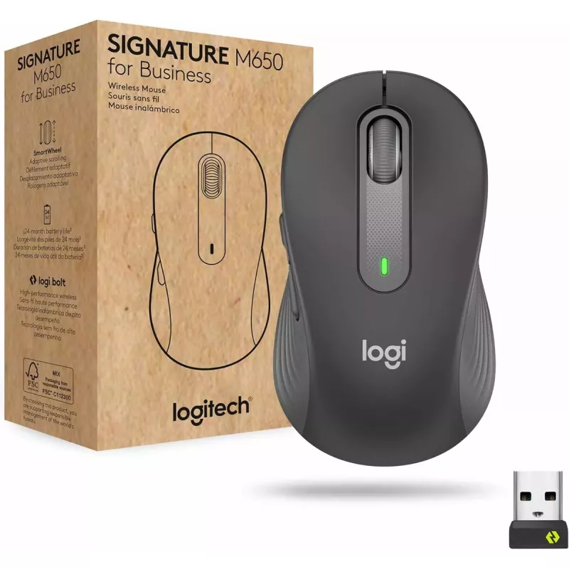 Belaidė pelė Logitech Signature M650 Logi Bolt Bluetooth
