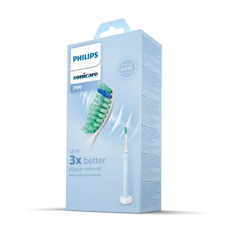 Philips Sonicare HX3651/12 elektrinis dantų šepetėlis su minkštu režimu, balta/mėlyna