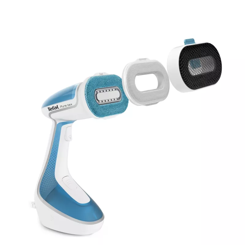 Rankinis drabužių garintuvas Tefal Pure Tex DT9530G0 1700W, 0,2 L vandens talpa, keraminė plokštė, 30 g/min nuolatinis garas, 90 g/min stiprinimas